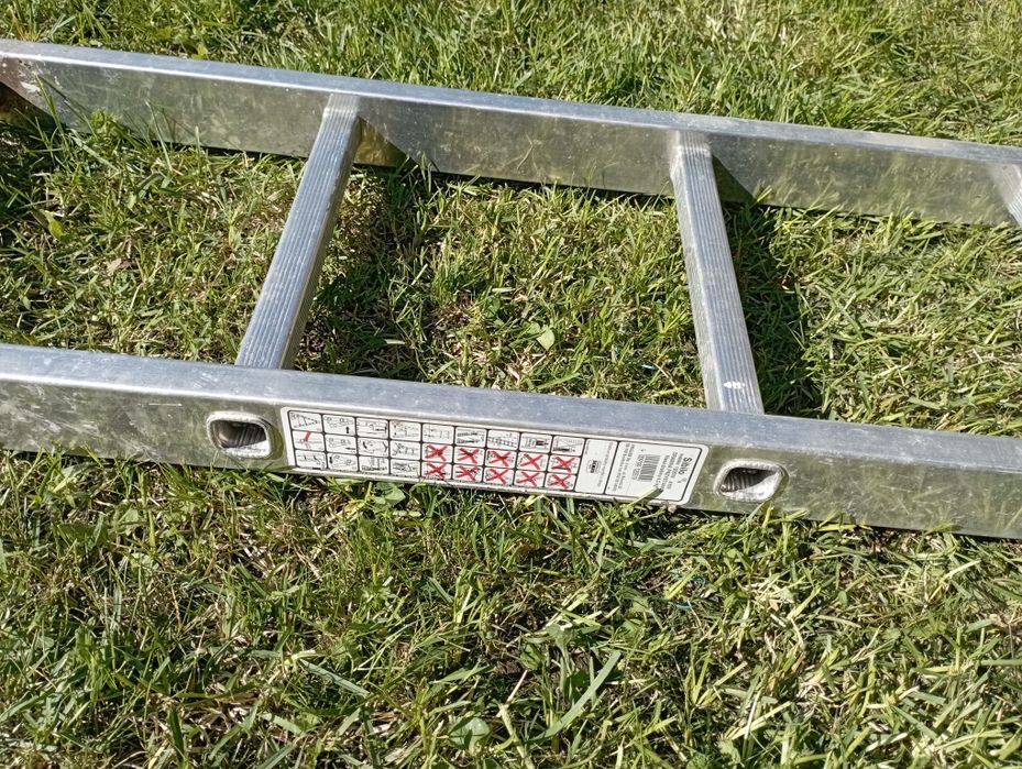 Drabina aluminiowa Krause 9 szczebli