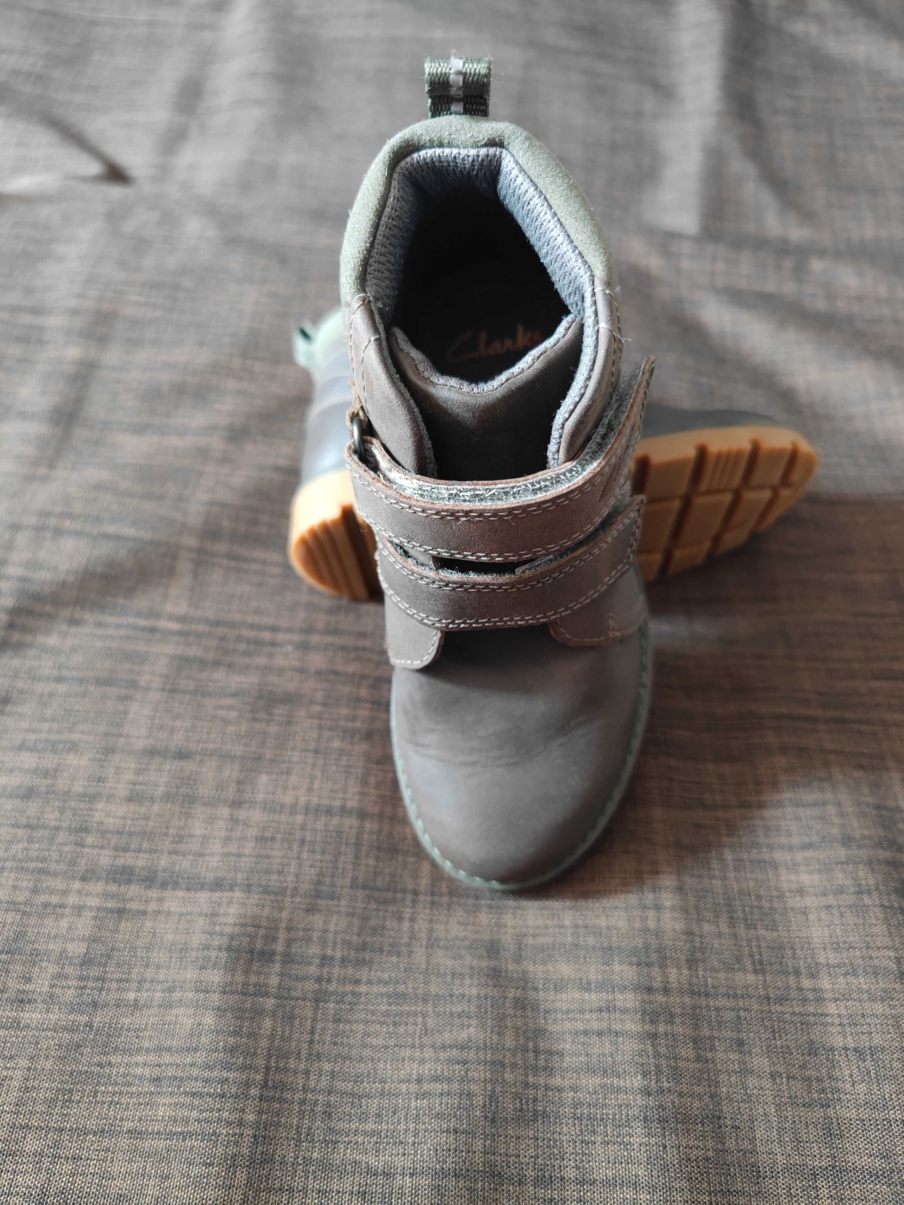 Детские кожаные ботинки Clarks Heath Strap(27р.16,5-17см.)