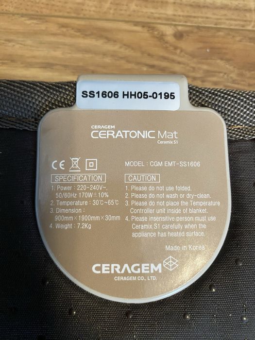 Mata grzewcza grzejąca materac łóżko