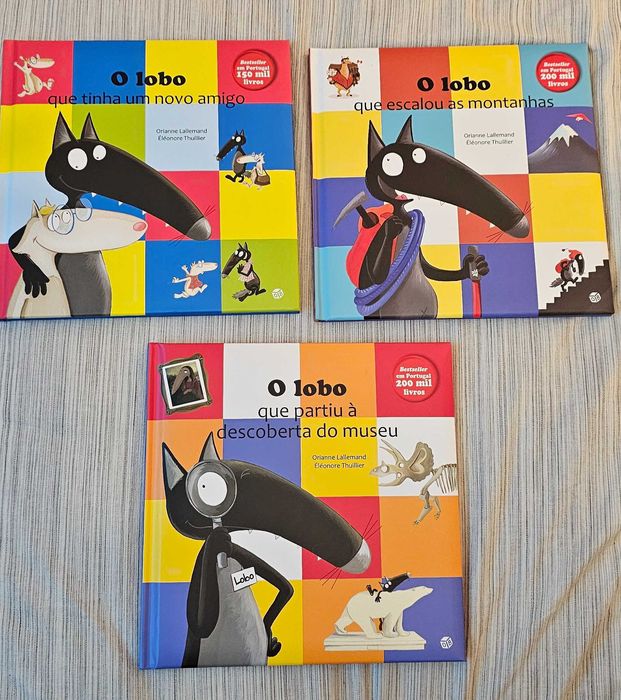 3 Livros O Lobo Capa Dura