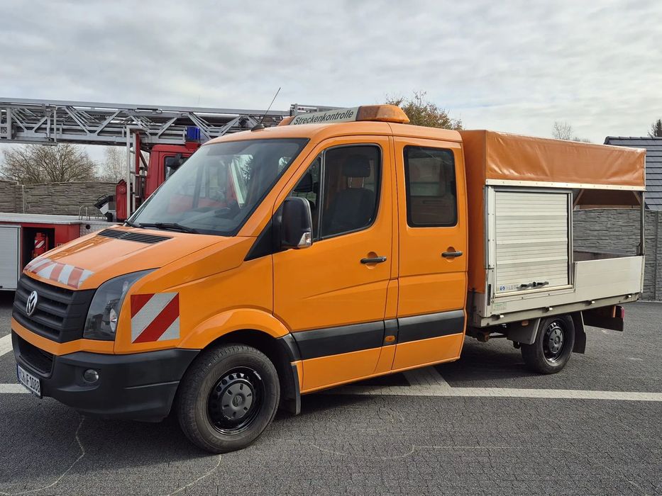 Volkswagen Crafter Doka  Klimatyzacja Tempomat PodgrzFotel Halogeny Super Stan Niemcy