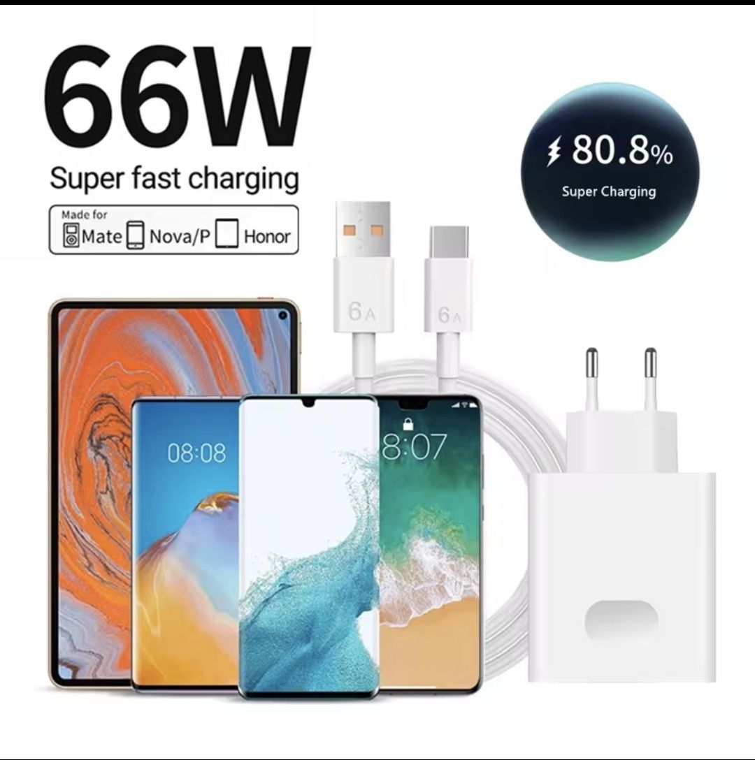 Быстрое зарядное, Super fast Charger, Huawei, Honor, Xiaomi, Redmi