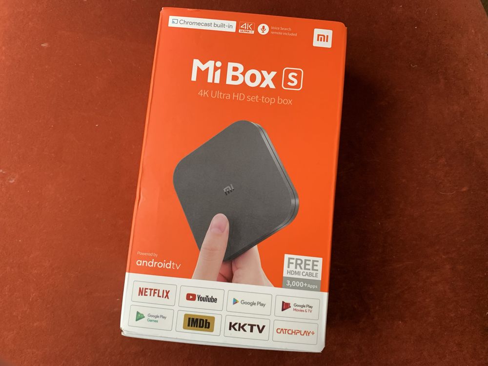 НАЛАШТОВАНИЙ  Xiaomi Mi Box S 4K (2/8) MDZ-22-AG смарт приставка медіа