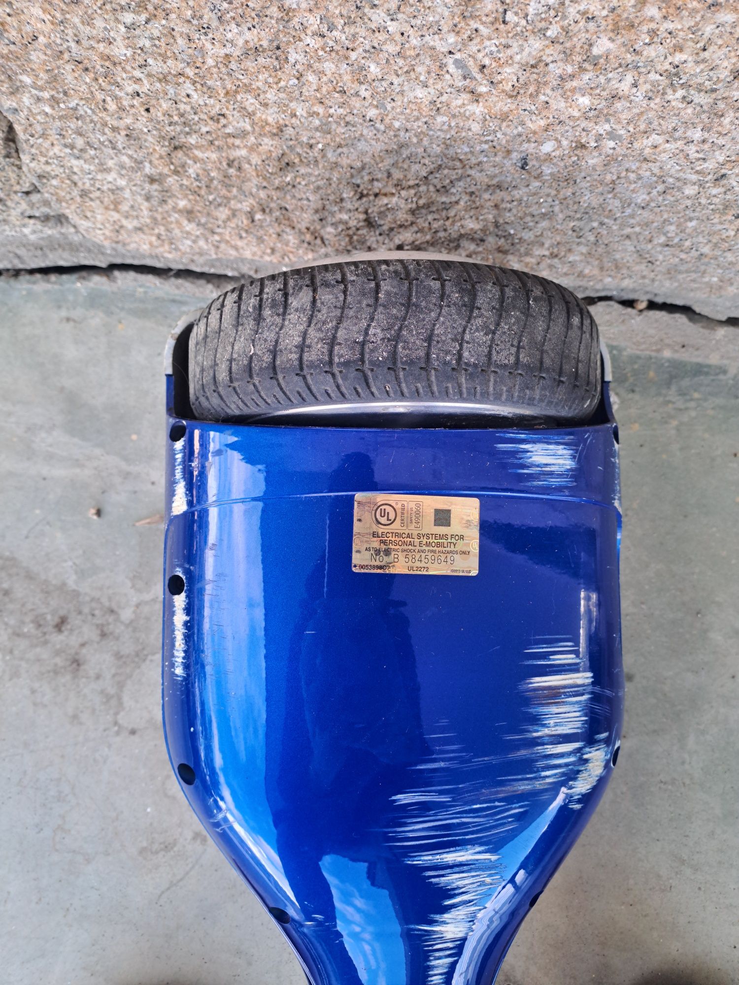 Hoverboard Skate Flash Azul com Hovercart e Saco de Transporte