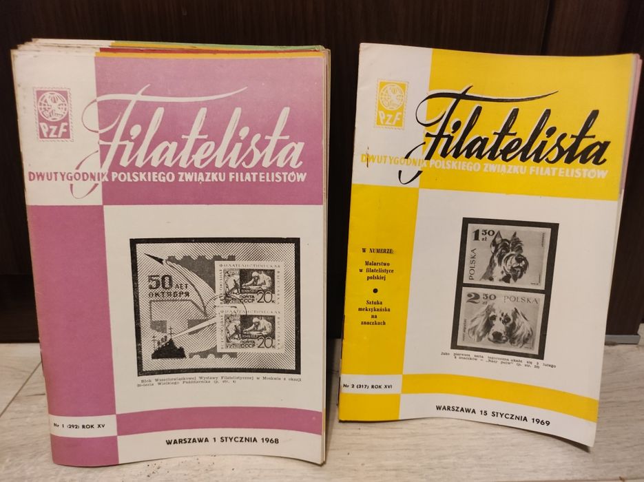 Filatelista dwutygodnik 1965r.-1969 r.