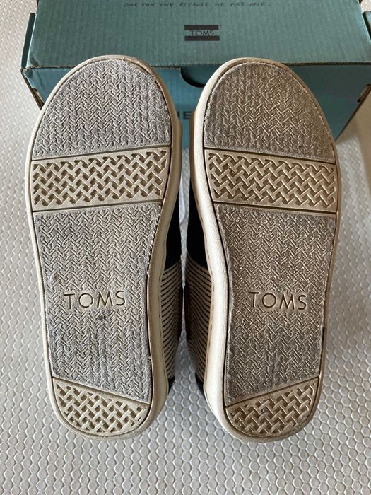 Sapatos Criança Toms Navy/Stripes