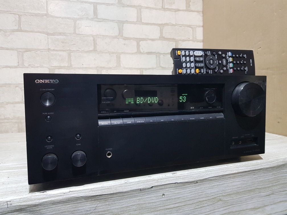 Пульт!7.2AV Стерео ресивер/підсилювач Onkyo TX-NR 656 160Вт б/у з Ні