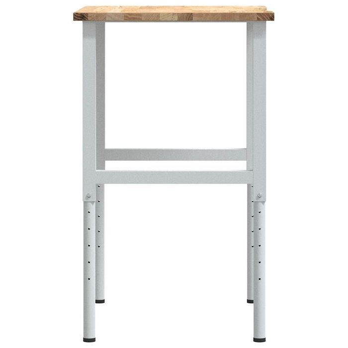 Vidaxl Stolik Roboczy, 80X60X(71,5-98) Cm, Drewno Dębowe