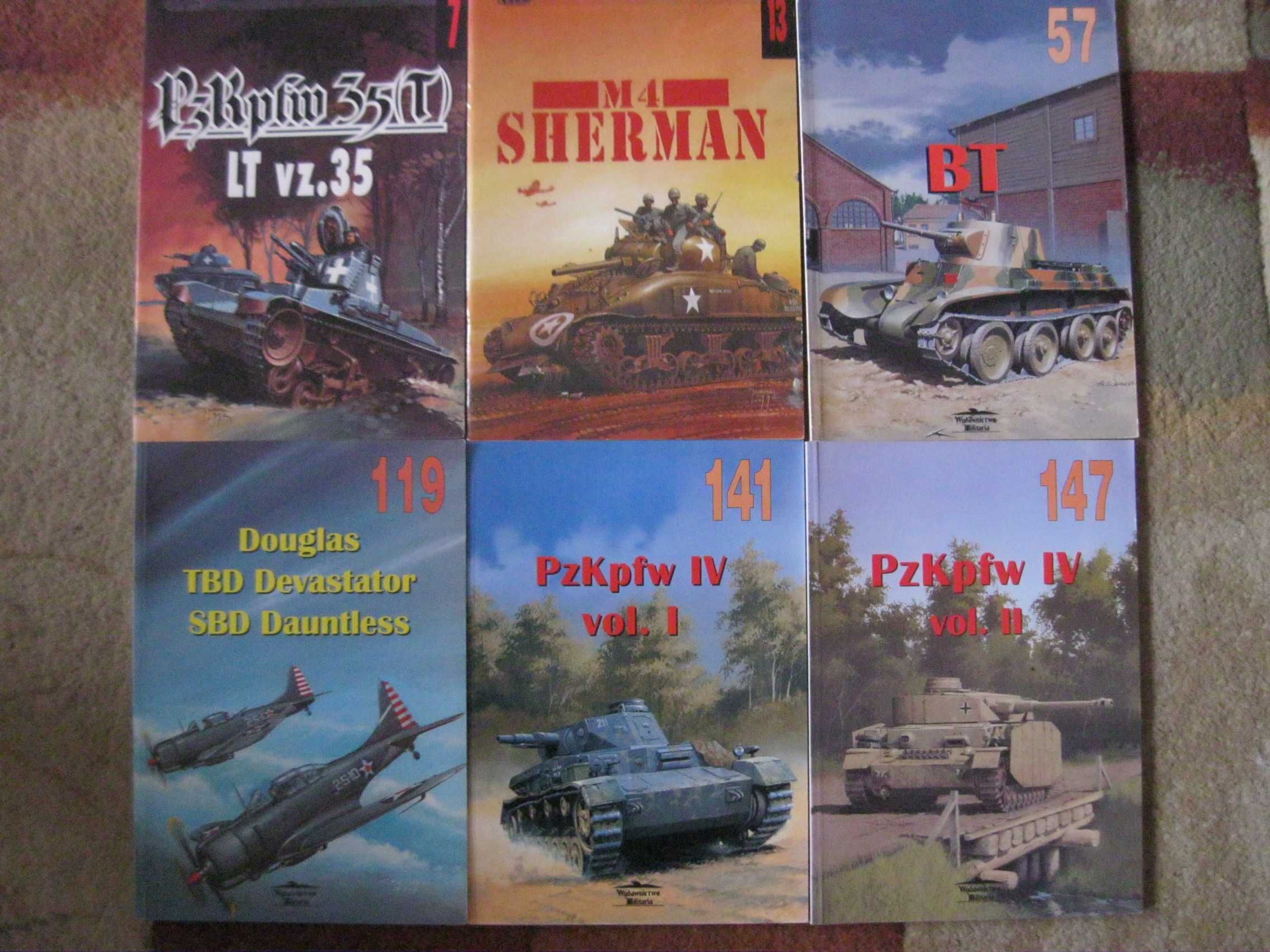 Wydwnictwo Militaria - 11 numerow /na sztuki