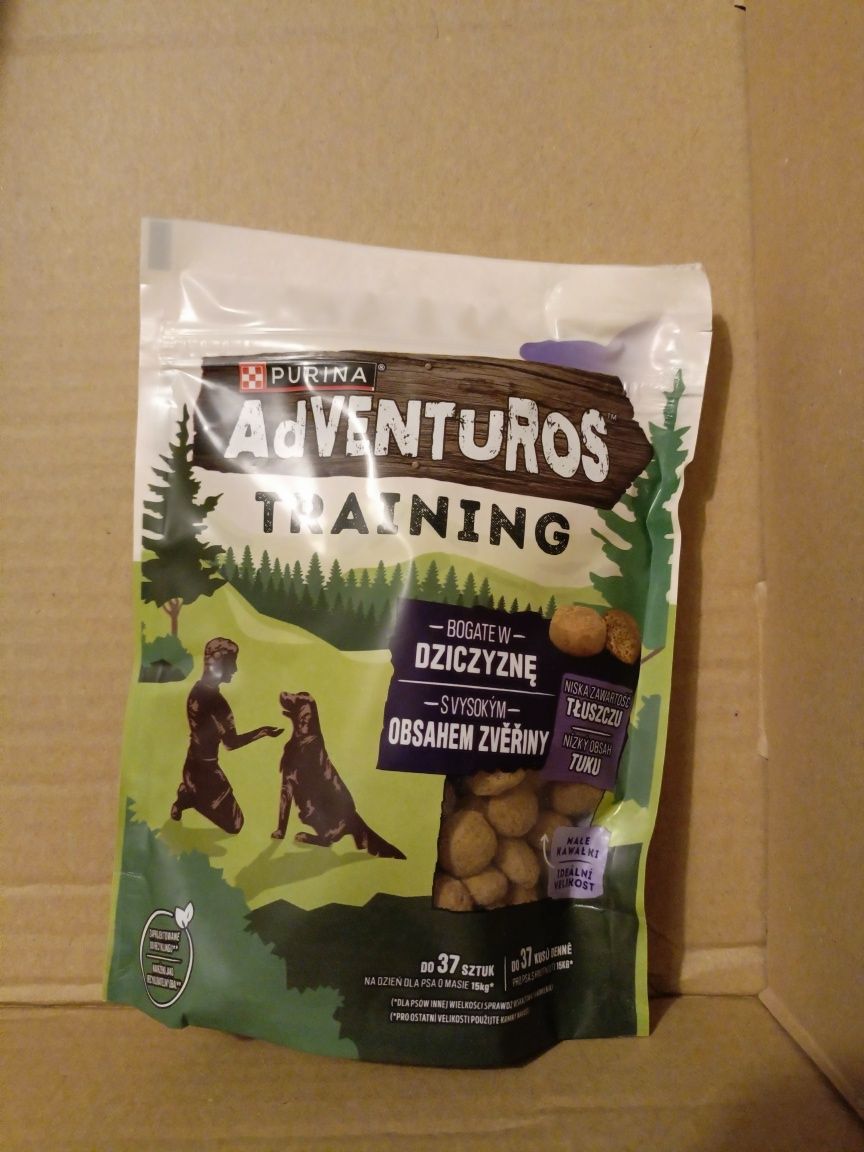 Przysmak dla psów psa chrupiąca PURINA Adventuros Training dziczyzna