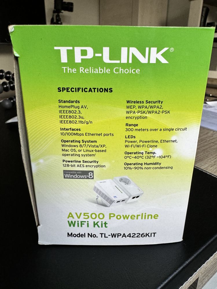 Amplificador de Internet Tp-Link Powerline AV500 Kit