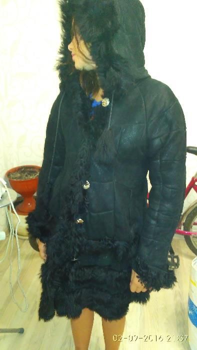 Дубленка натуральная на девочку 8-12лет