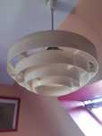 Lampa PRL szkolna wisząca pierścieniowa Polamp ZAOS PO RENOWACJI!!!