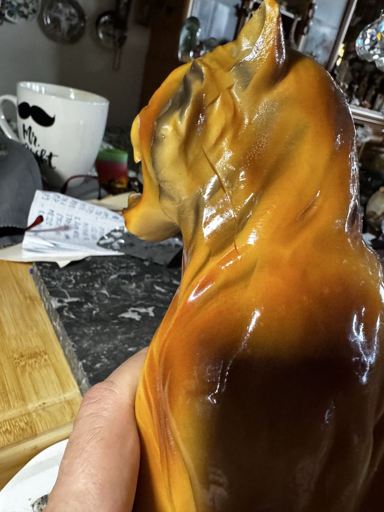 Figurka tygrys alabaster