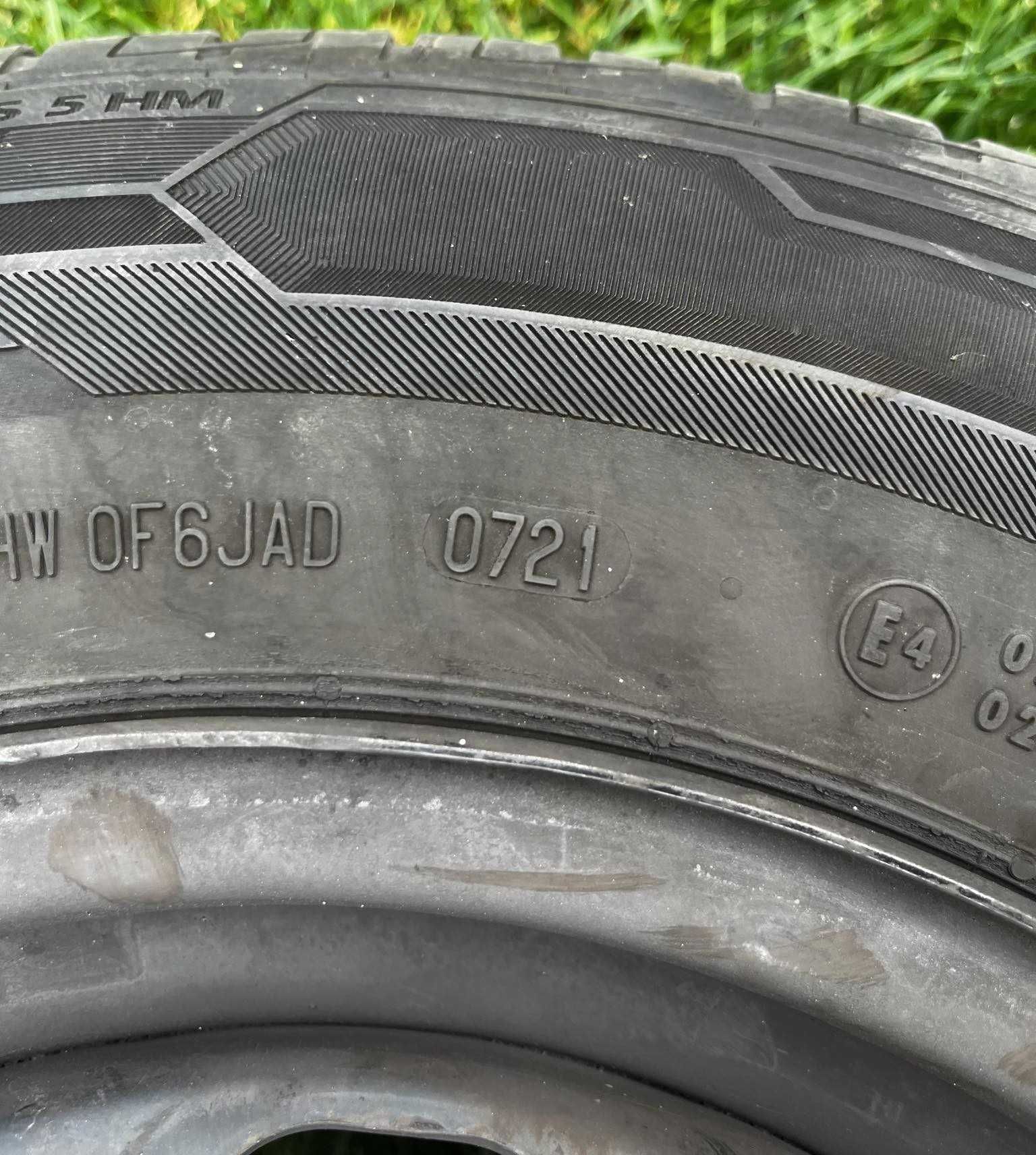 Felgi stalowe z oponami Skoda Octavia 1 - 5x100 BARUM 175/80 R14 T