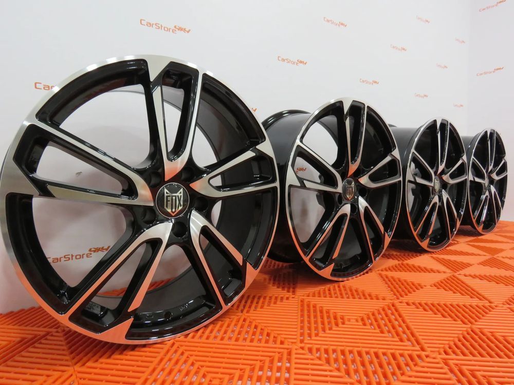 Jantes Fox MBZ 19 x 8 et 33 5x112 Preto + Maquinado