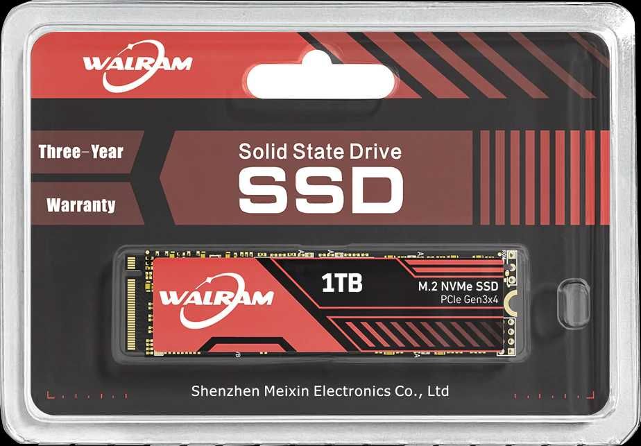 1 ТВ твердотільний SSD накопичувач WALRAM для ПК і ноутбука.