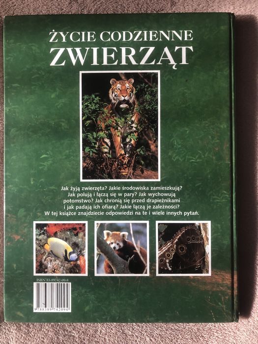 Książka/album - „Życie codzienne zwierząt” - na prezent