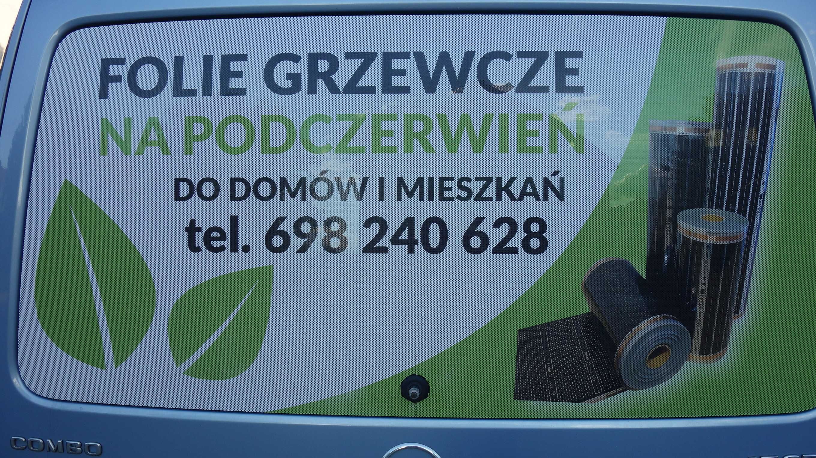 Folia grzewcza na podczerwień szer.50,80,100 cm.Moc 80W 110W 140W 220W