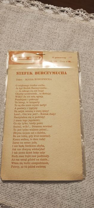 Slajdy do rzutnika diaskopu z bajką