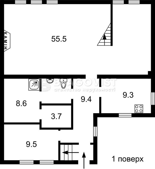Продаж 3х пов. будинку 400м2, Деміівка