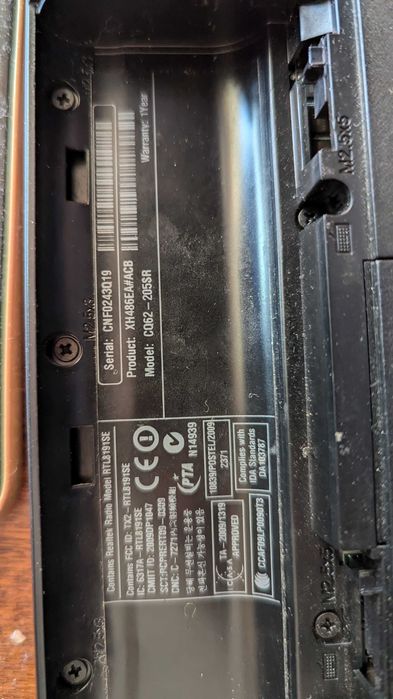 Ноутбук під запчастини, або на відновлення