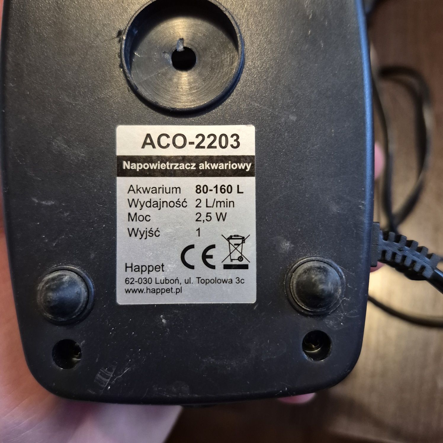 Napowietrzacz 2,5W Happet