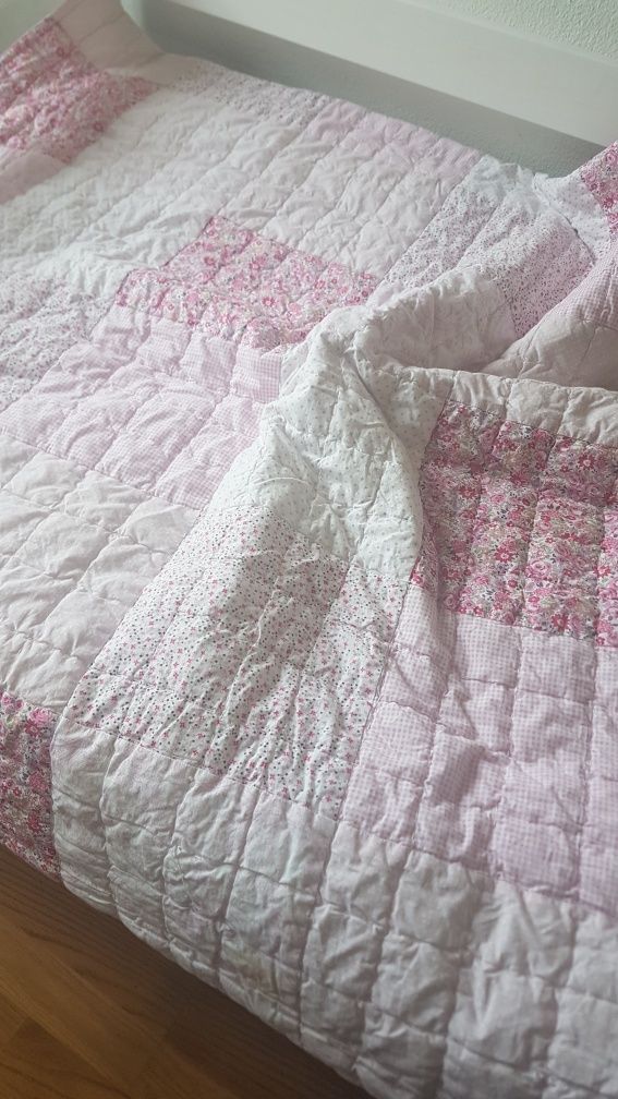 Edredon patchwork para cama de criança (ZARA)