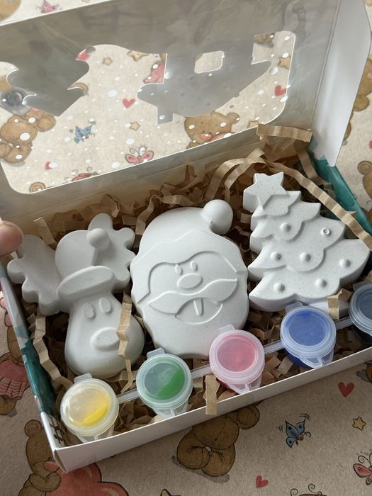 Фигурки раскраски. Новогодний набор для творчества.