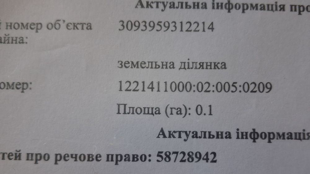 Участок в Подгороднем