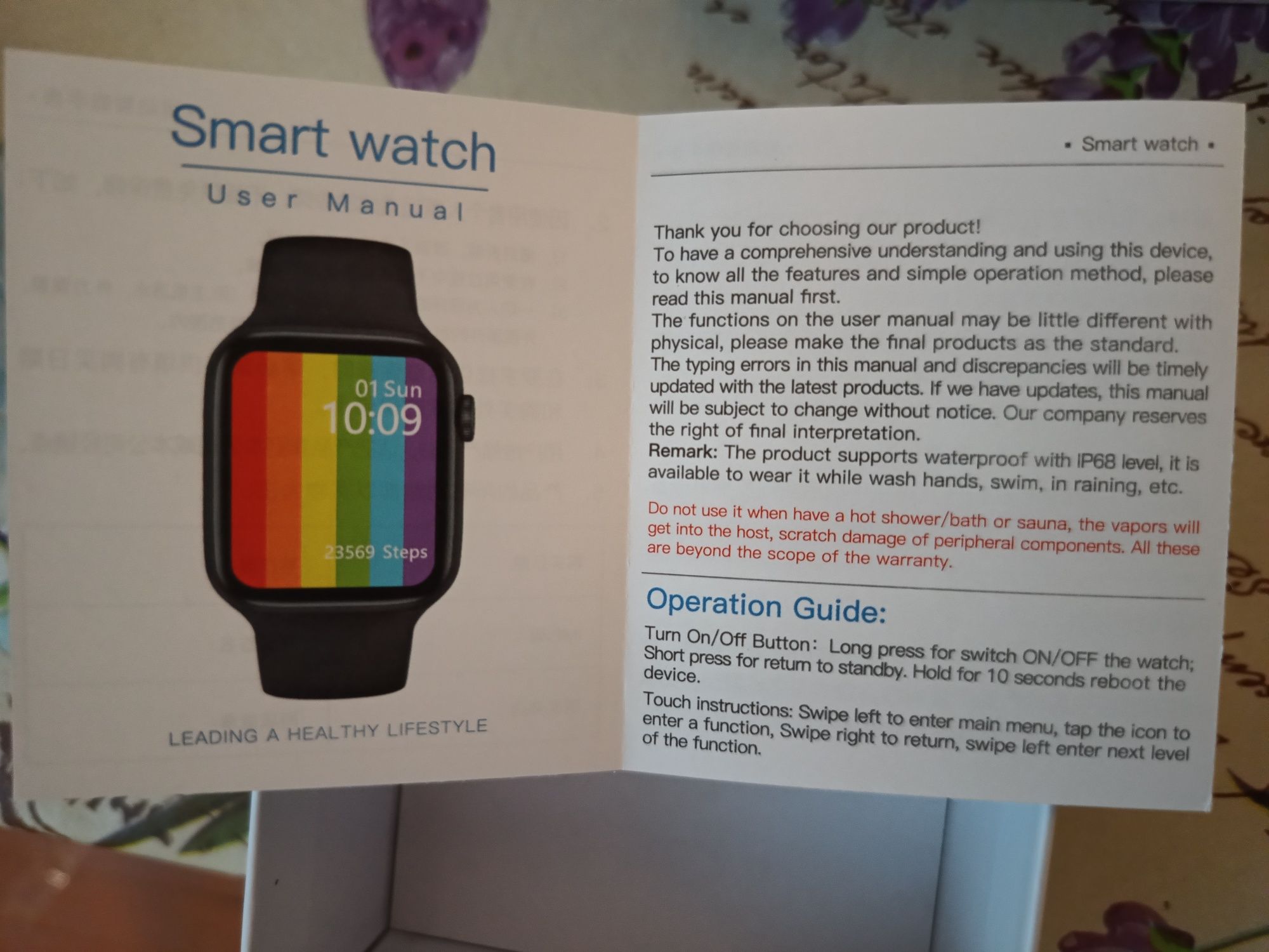 Смарт Годинник W26 44 mm Series 6 Smart watch чорний з тонометром