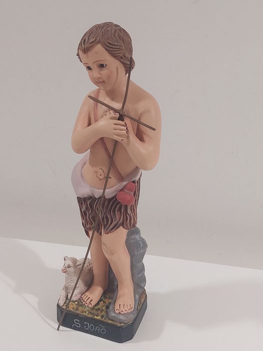Figura São João - cerâmica