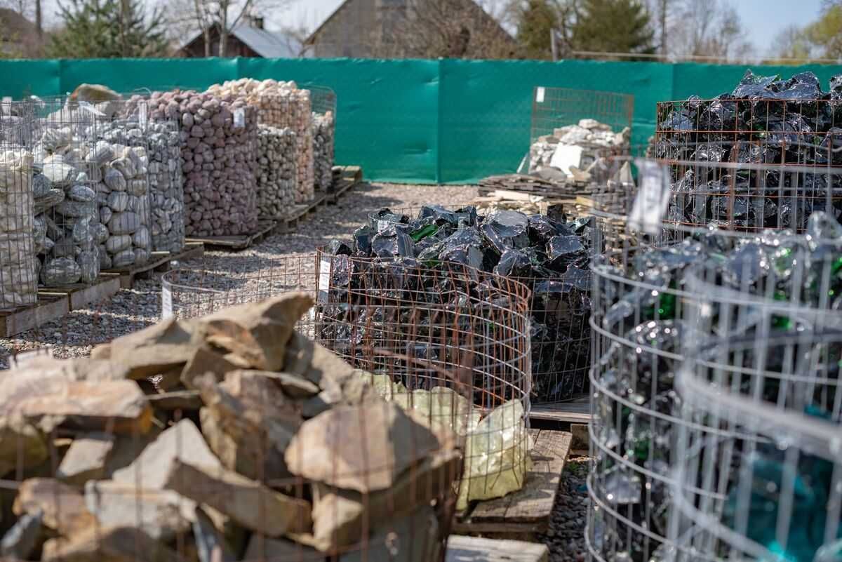 Grys otoczak kamień ozdobny do ogrodu łupkowy żwir kora na ścieżki