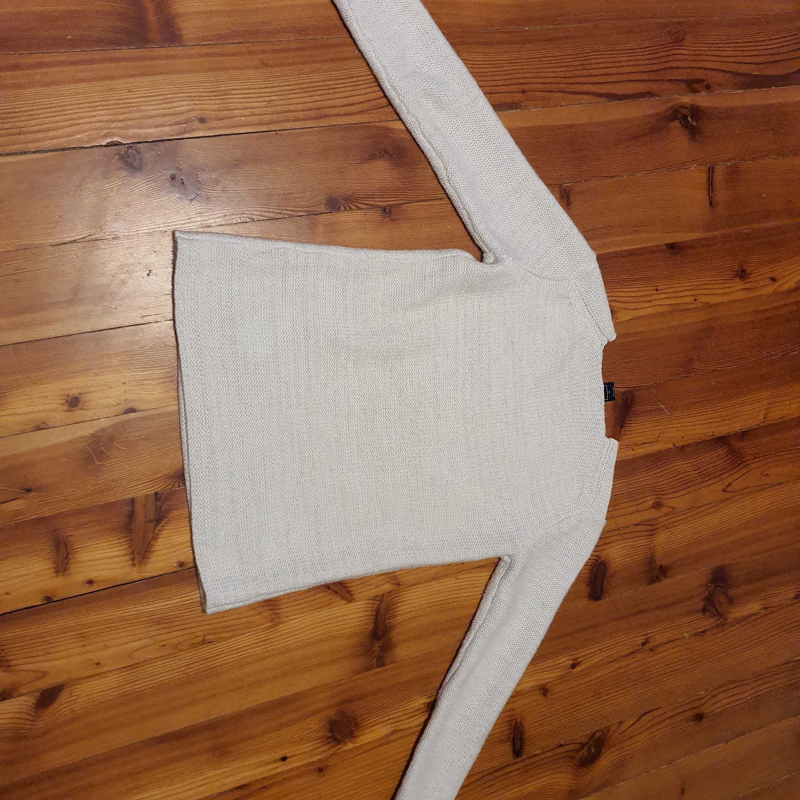 Sweter damski GAP mięsisty bawełna xs s 34 36 zimowy