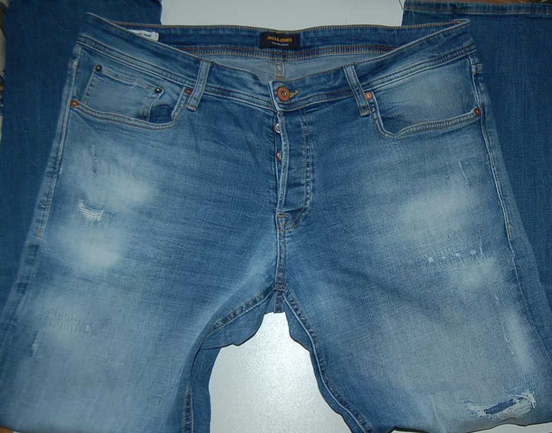 JACK JONES comfort mike W38 L34 PAS 104 jeansy męskie z elastanem