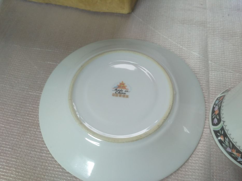 Китайский фарфор Кофейная чашка с блюдцем советских времен 6 штук Чек