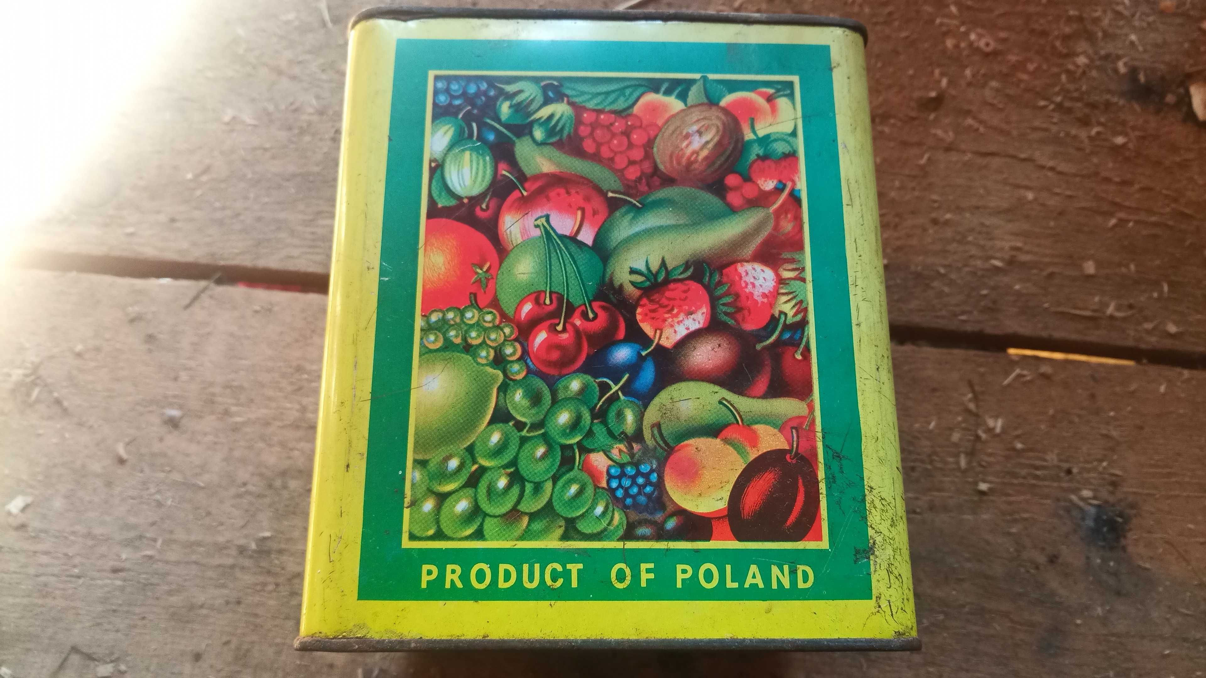 Stara puszka Agros Polish Confectionery na cukierki export PRL 70te