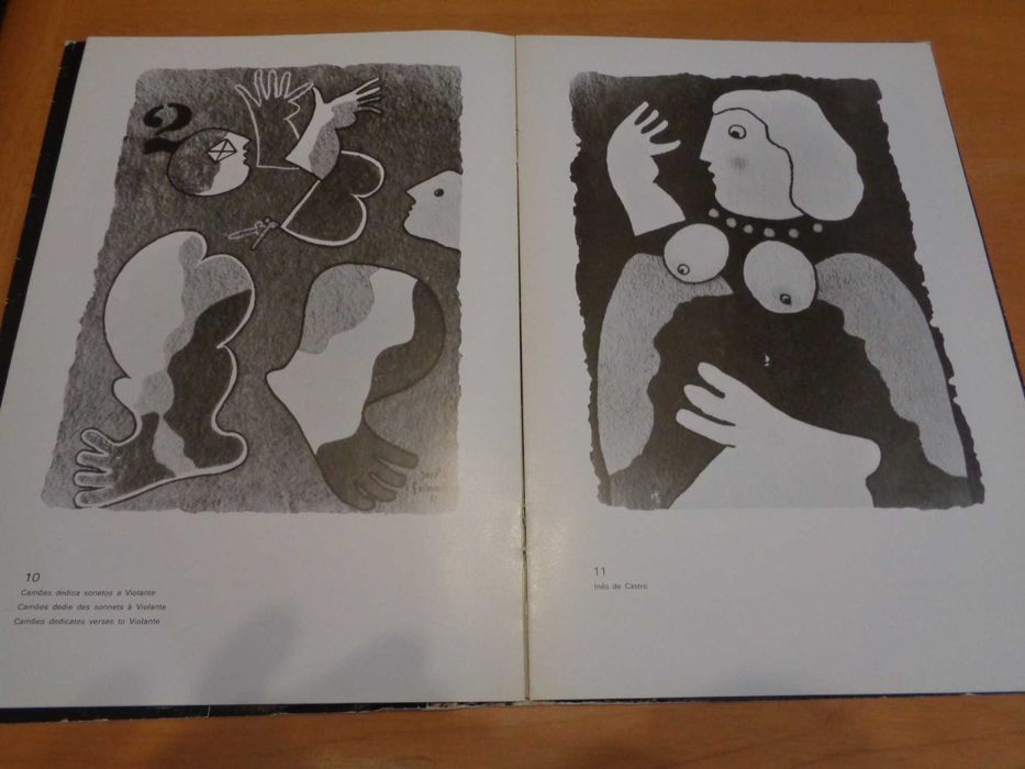 Ciclo Camões - José de Guimarães - 1979/1981 - Raro Livro - Ilustrado