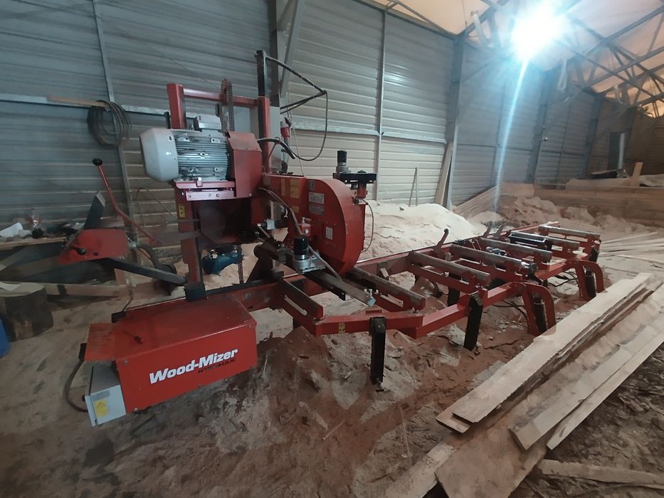 Trak Wood-Mizer Plus ostrzałka Plus szrankownik