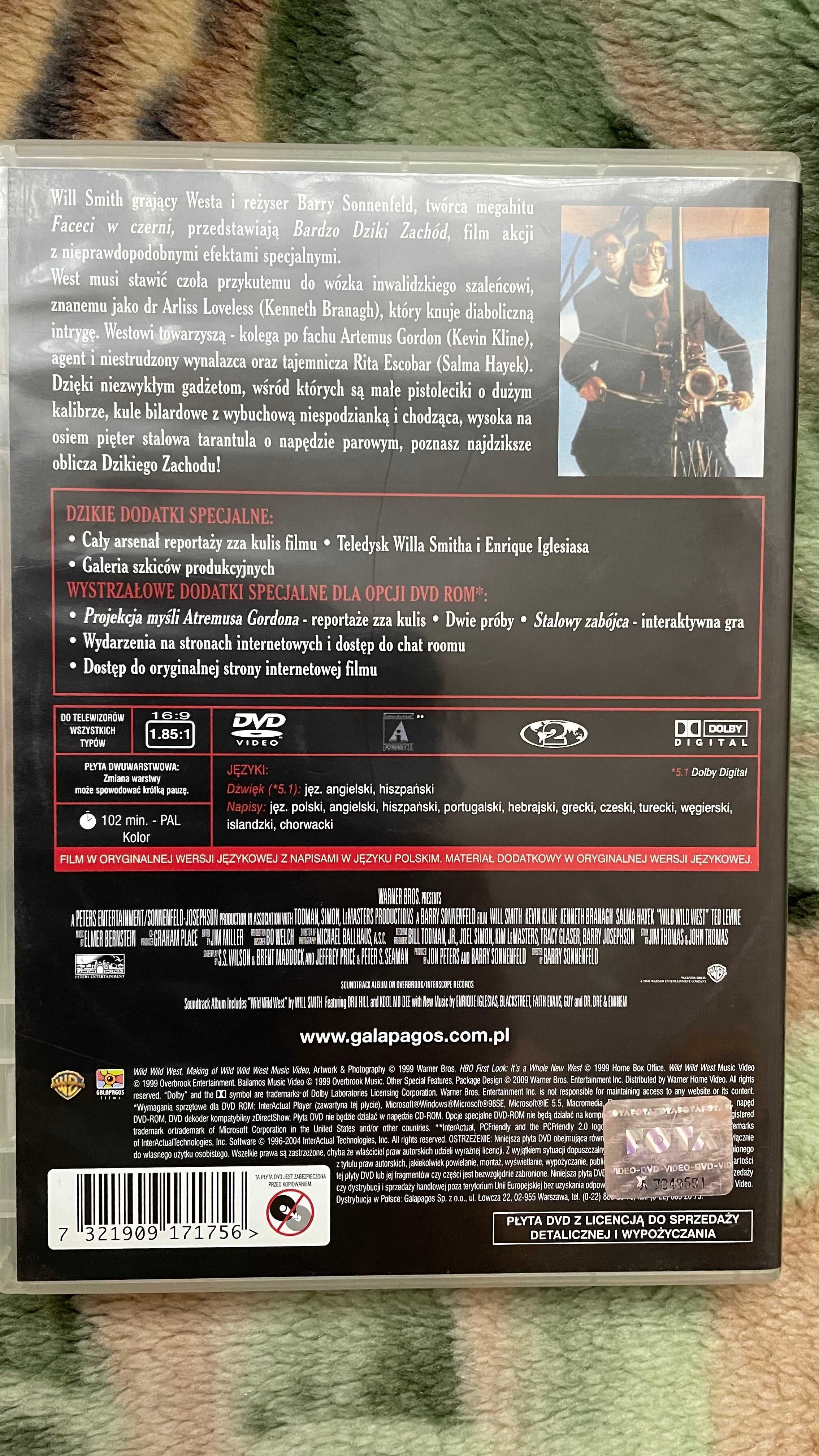 Bardzo Dziki Zachód DVD