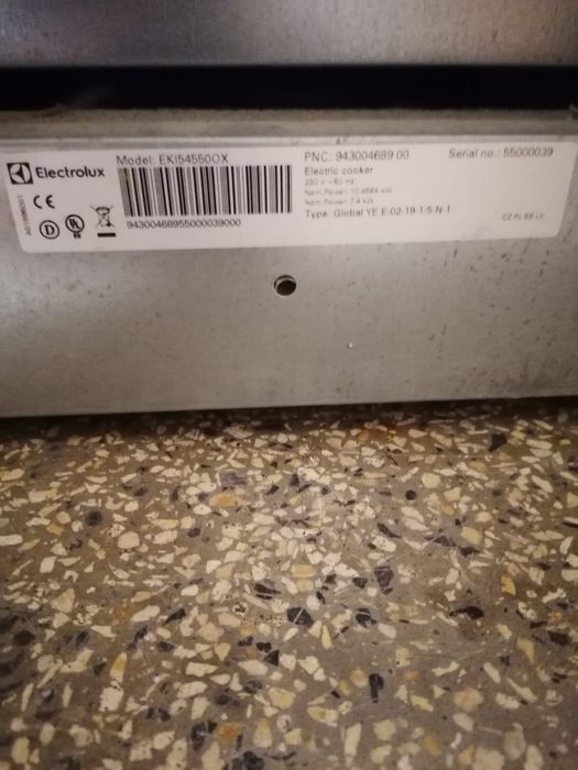 Kuchenka elektryczna Electrolux