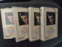 Compilação de 4 Cassetes e 1 Livro de Elvis - "The Legend Lives On"