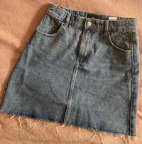 Jeansowa spódniczka mini XS