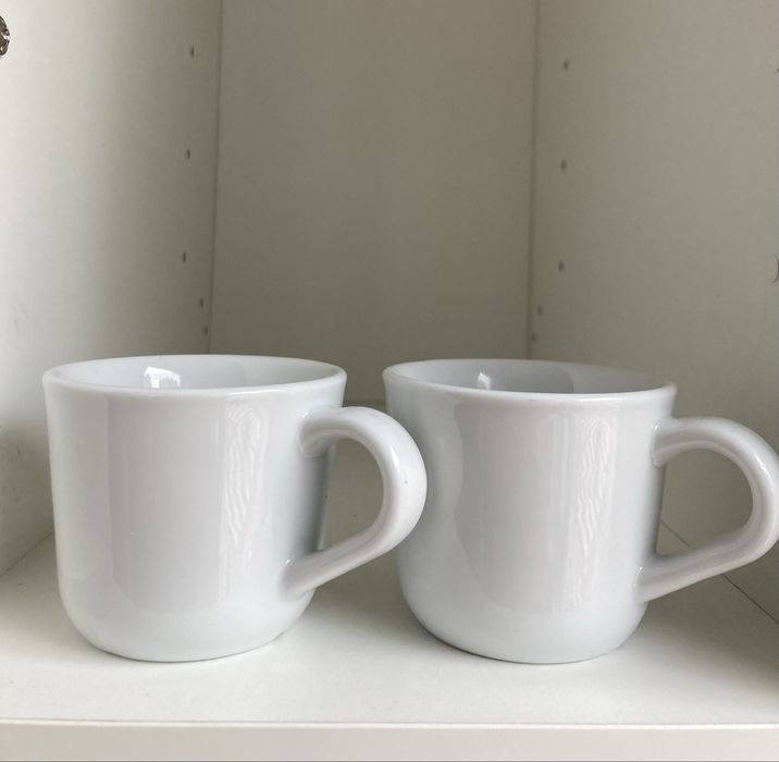 Zestaw 2 filiżanek do espresso IKEA – białe (starsza kolekcja)