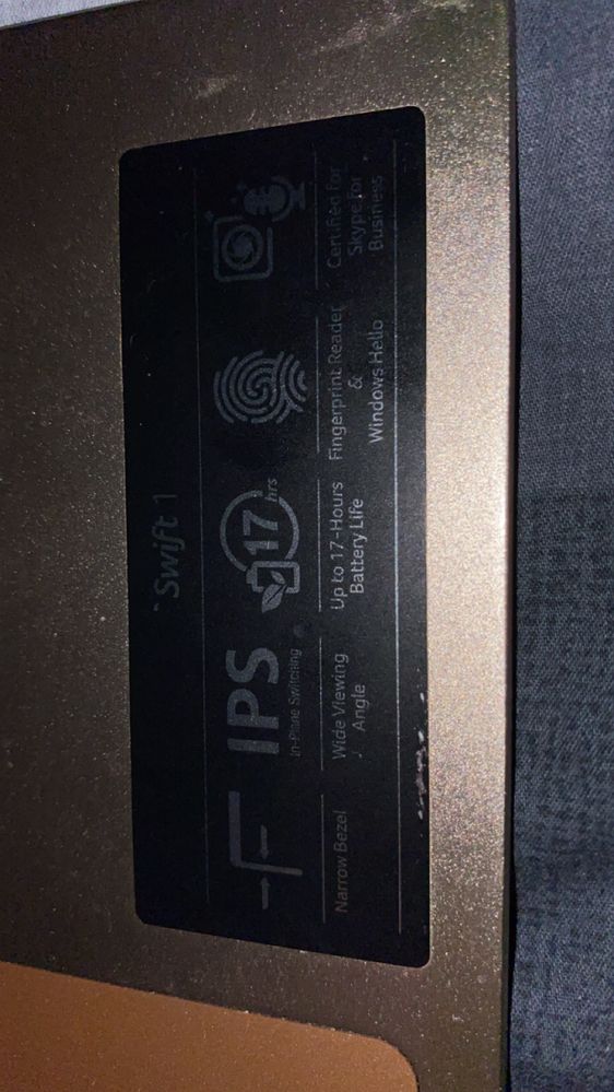 Laptop Acer Swift 1