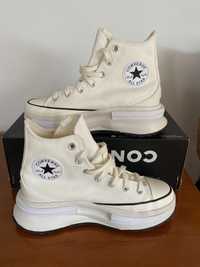 Tenis bota all star creme chunky converse NOVOS