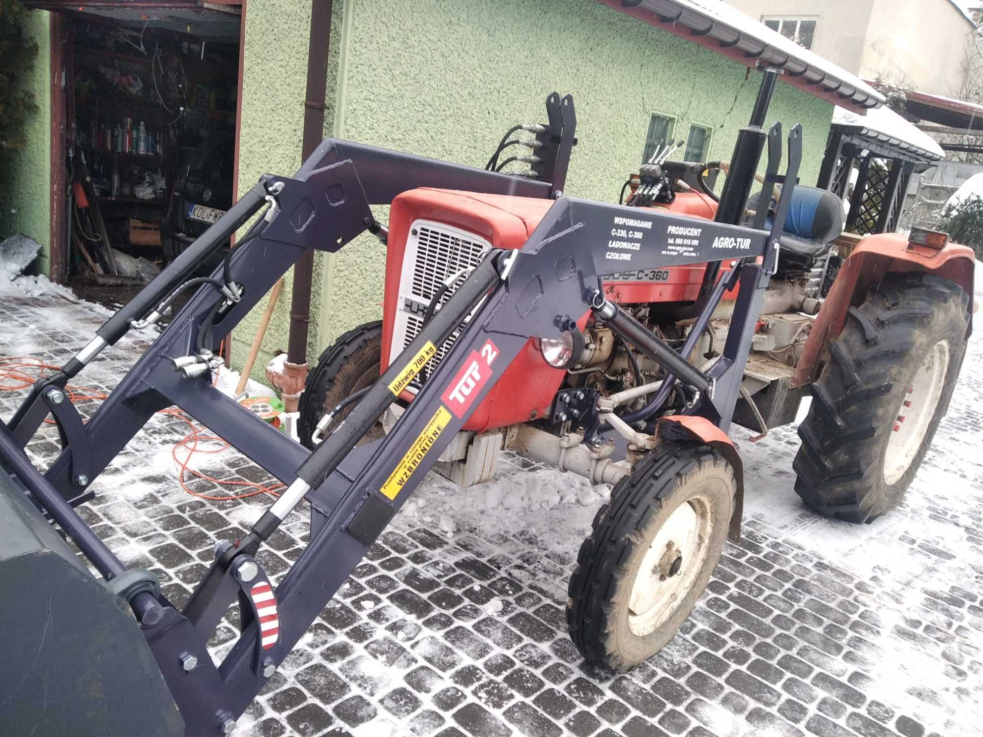 Ładowacz Czołowy TUR Do Ursus C330 C360 MF255 T25 i inne. Montaż