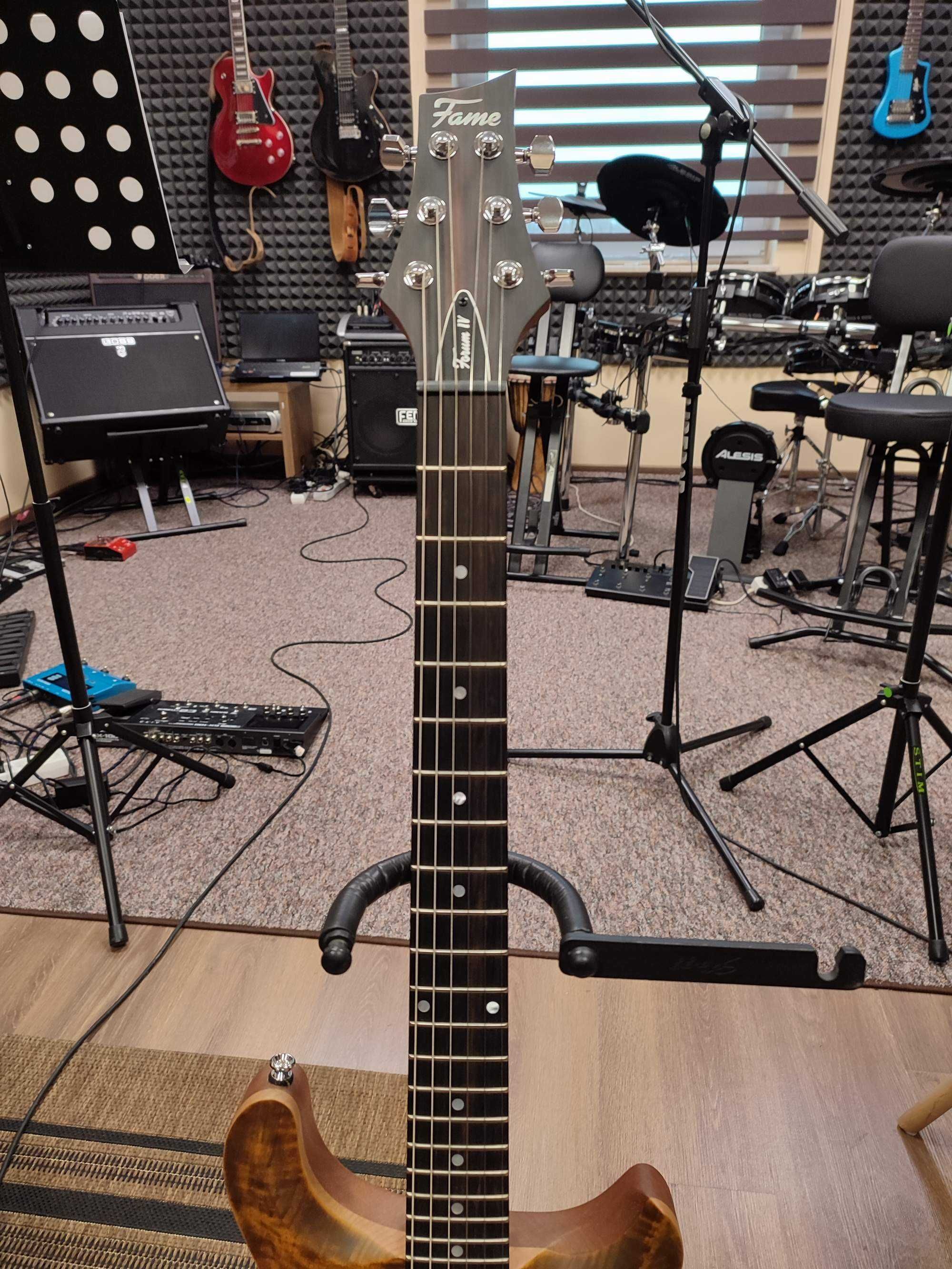 Gitara elektryczna Fame Forum IV Modern z Piezo, nie PRS, Gipson