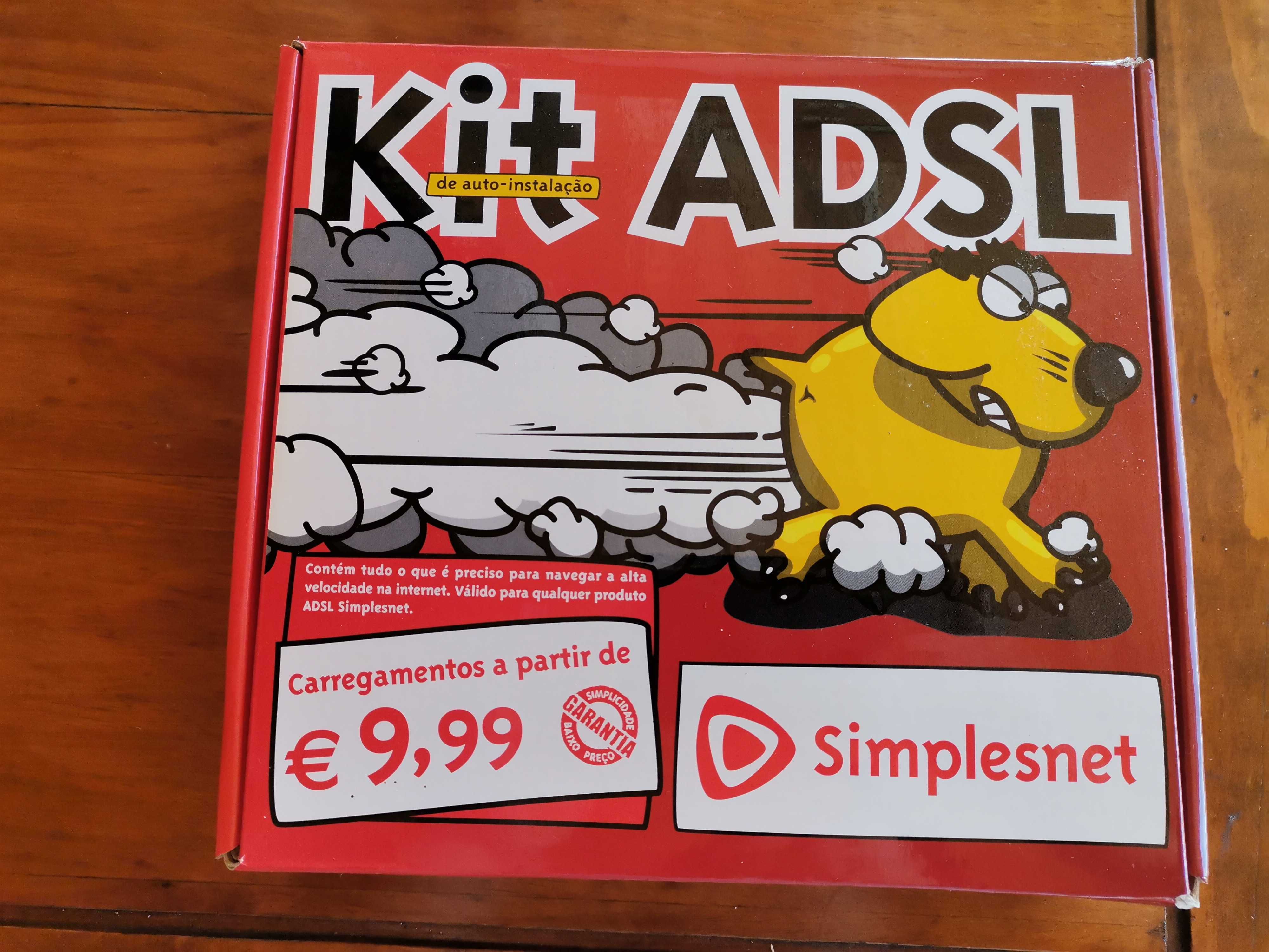 Kit modem ADSL internet