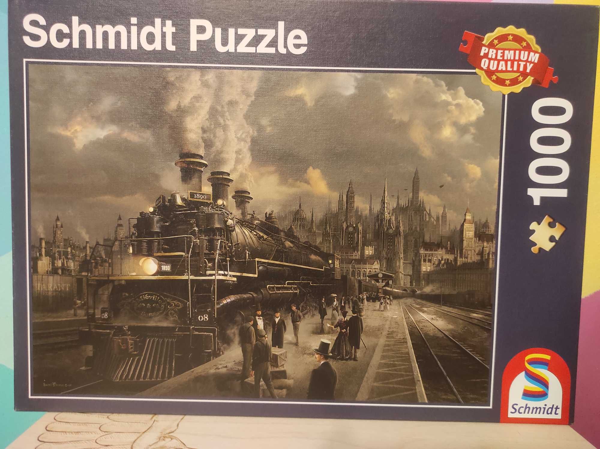 Puzzle 1000 elementów, Schmidt, lokomotywa